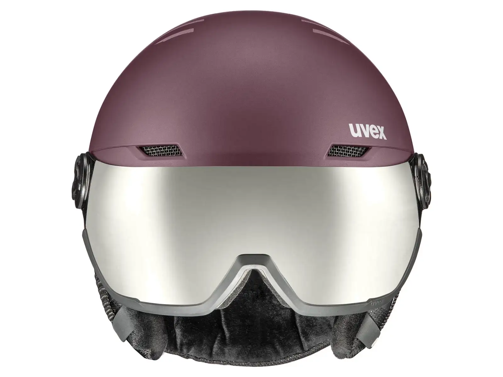 Uvex Wanted Visor Skihelm bramble/antique rose