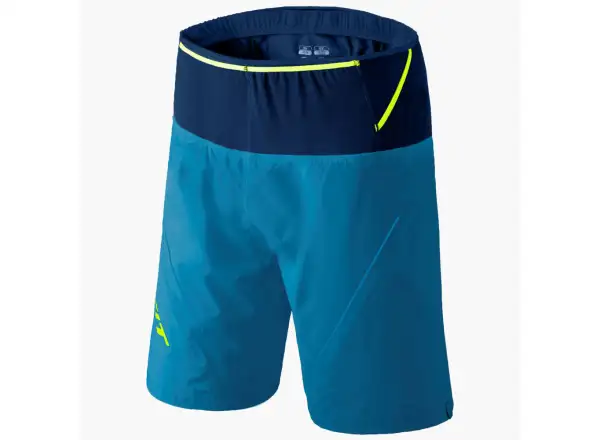 Dynafit Ultra 2in1 Herren-Shorts mit Innengummizügen in Mykonos-Blau.