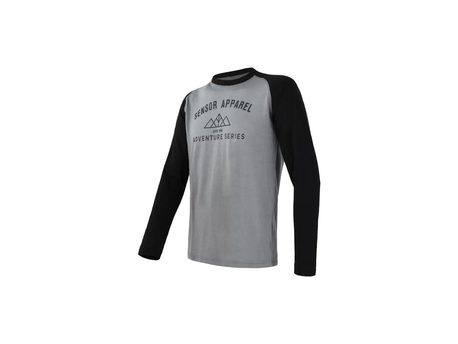 Sensor Merino Active Pt Adventure Herren T-Shirt Langarm grau/schwarz