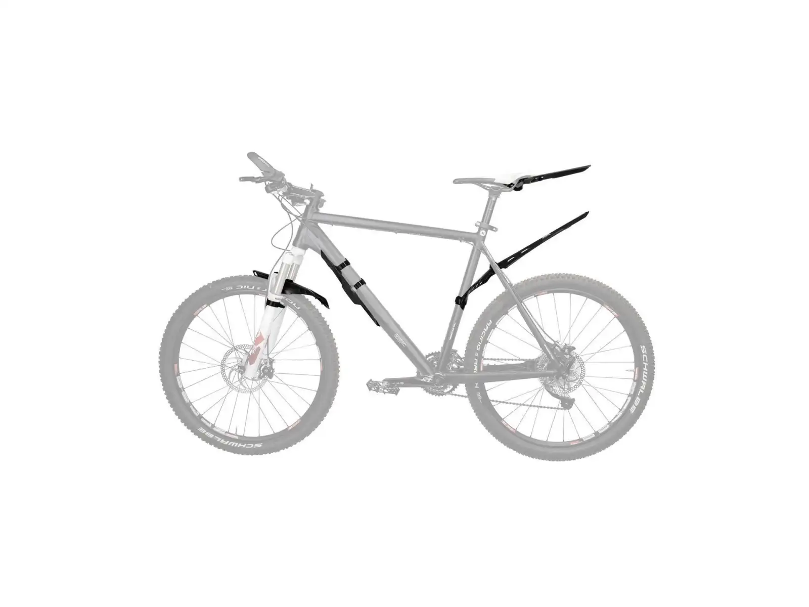 Topeak D-Flash S Heckfender Schwarz/Reflex