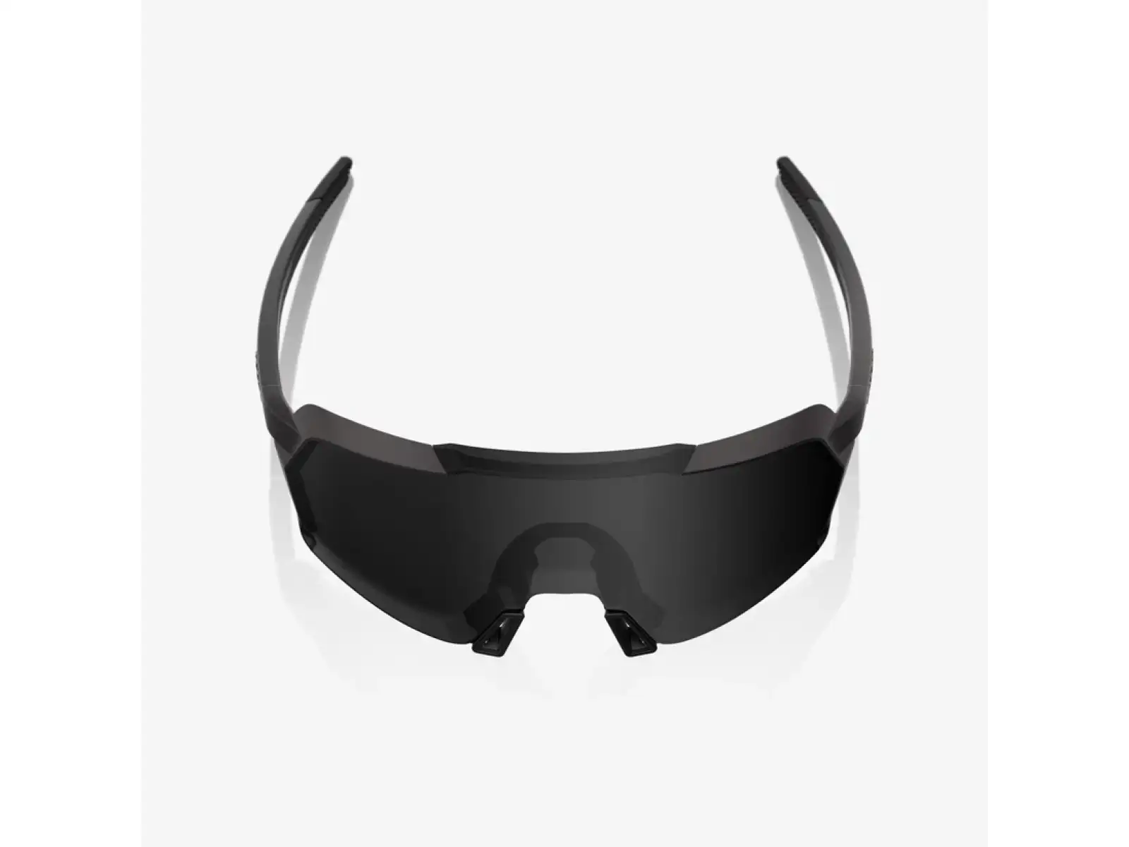 100% Korbin Sonnenbrille – Matte Black/Gloss Black mit Black Mirror