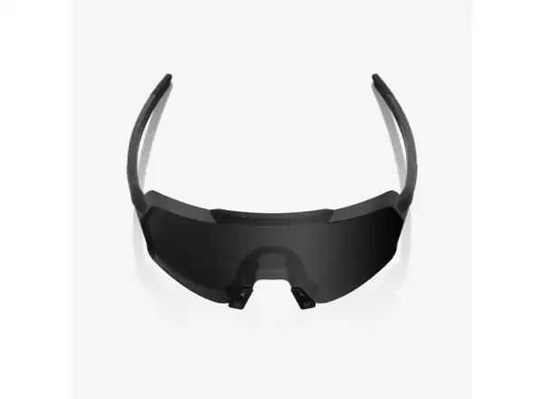 100% Korbin Sonnenbrille – Matte Black/Gloss Black mit Black Mirror