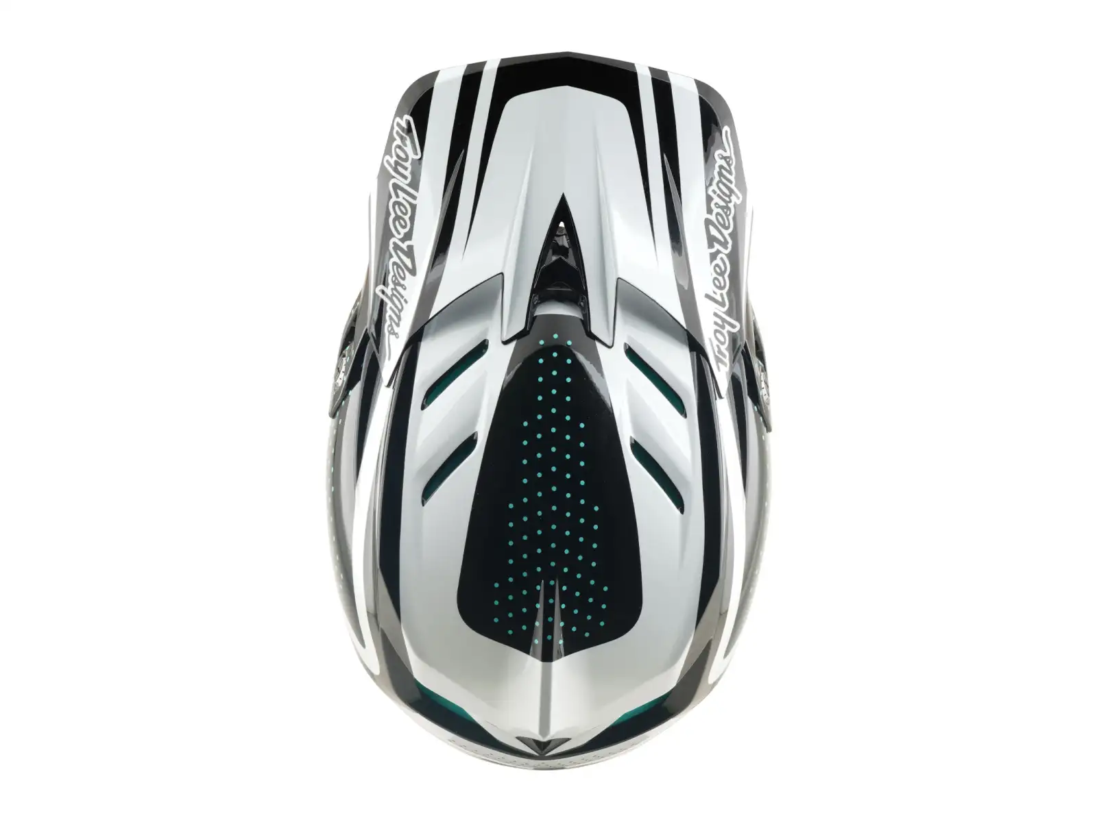 Troy Lee Designs D4 Composite MIPS Helm Crest Real Teal