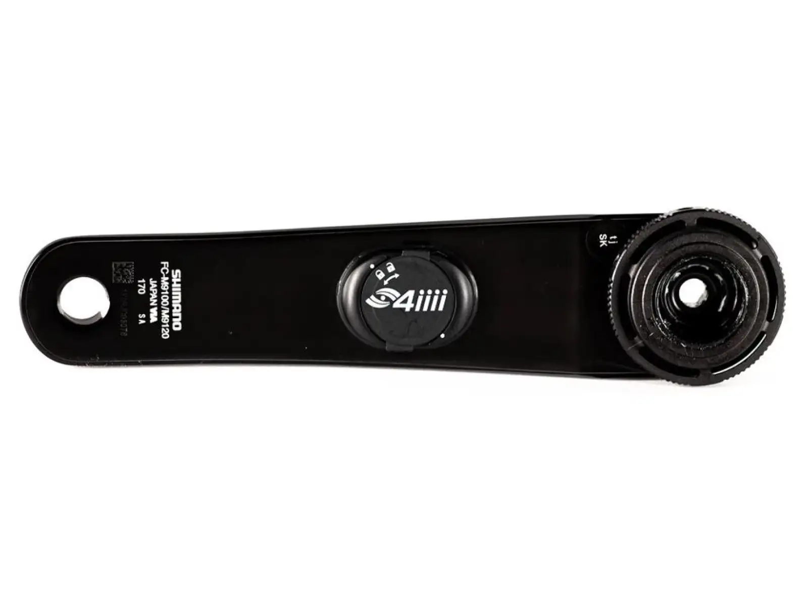Shimano XTR FC-M9100 linker Kurbel mit 4iii Precision 3D Wattmeter