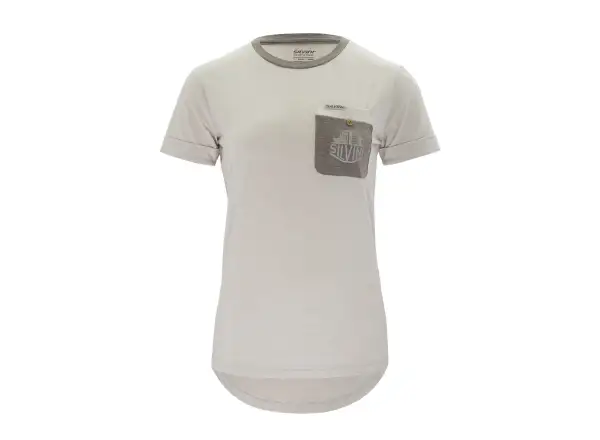 Silvini Calvisia Damen T-Shirt mit kurzen Ärmeln in Cloud/Grau