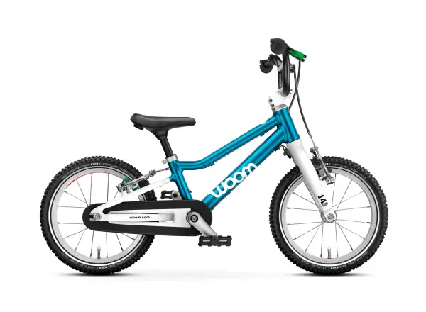 Woom GO 2 Metallic Blue 14 Kinderfahrrad