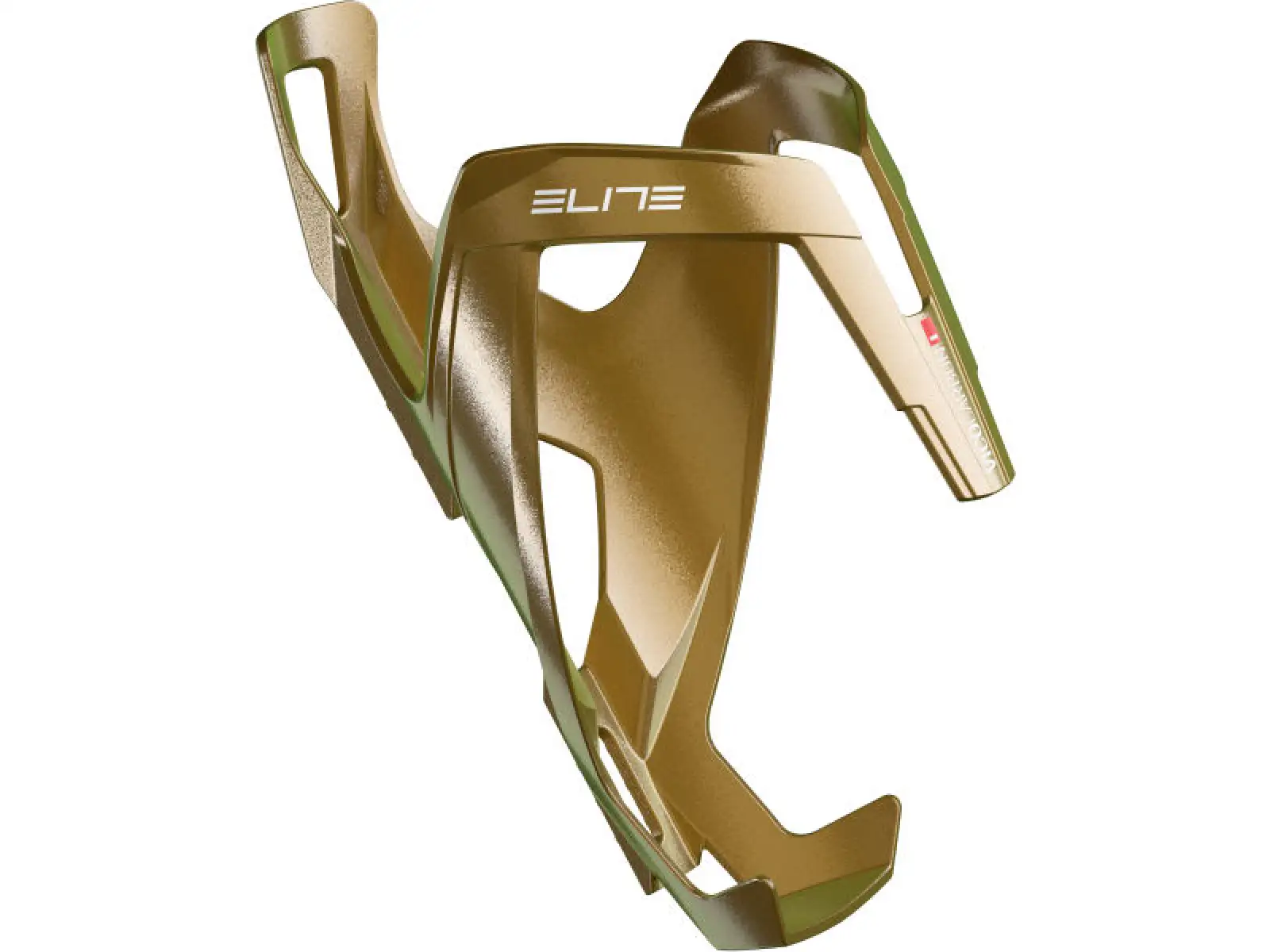 Elite Vico Korb Gold Metall/Weiß Grafik