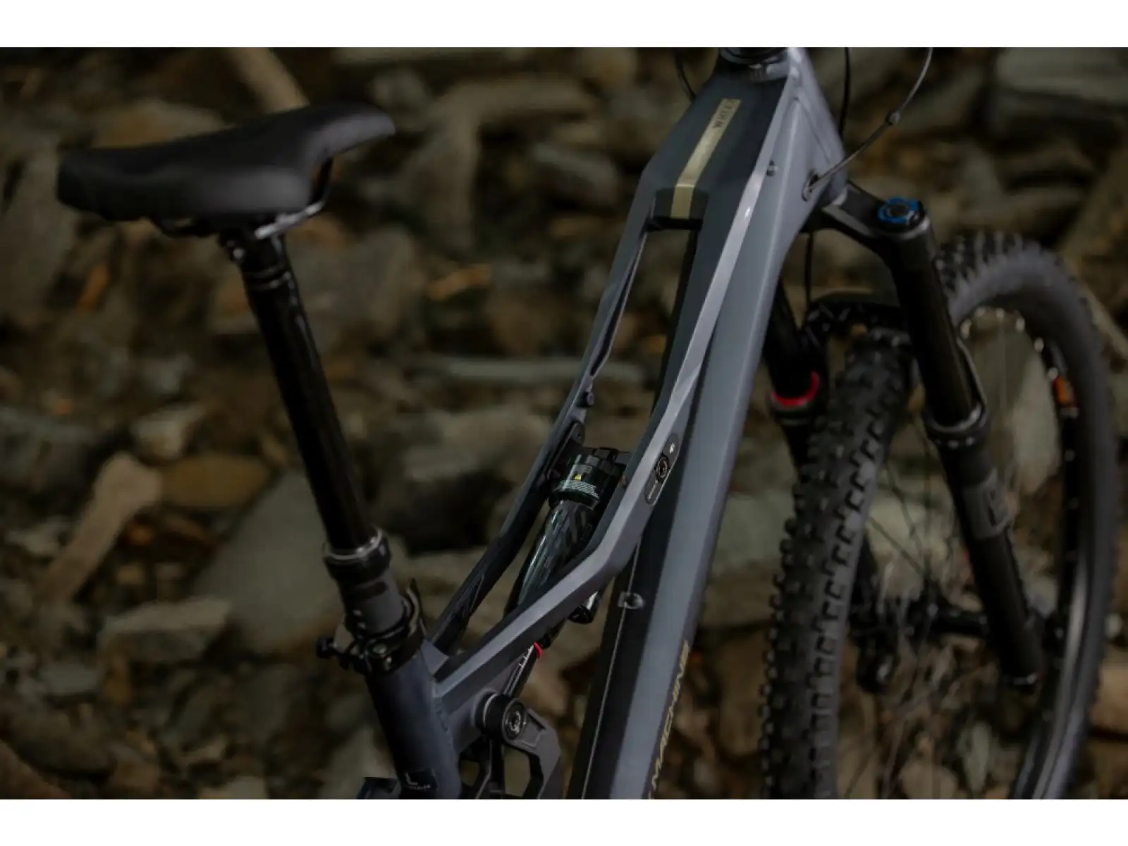 Rock Machine Whizz FS I 90 AXS Mountainbike Matte Millionaire Blue