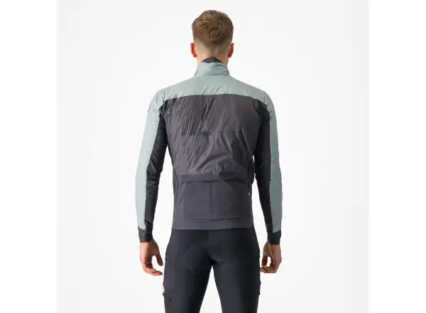 Castelli Unlimited Puffy Herrenjacke Defender Green/Dunkelgrau