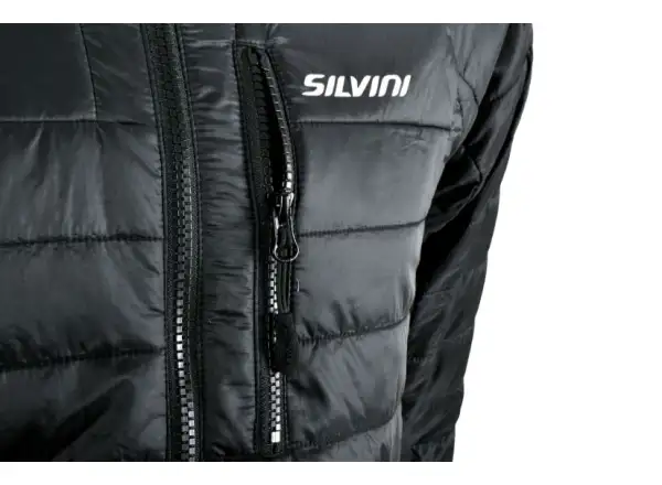 Die Herren-Primaloftjacke Silvini RUTOR MJ1142 in Schwarz.