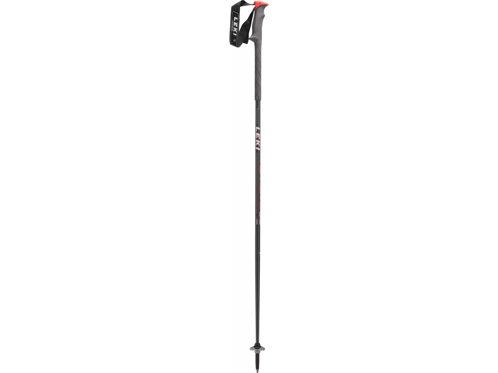 Leki Hurricane Ski Poles Anthrazit Metallic/Schwarz/Neon Rot