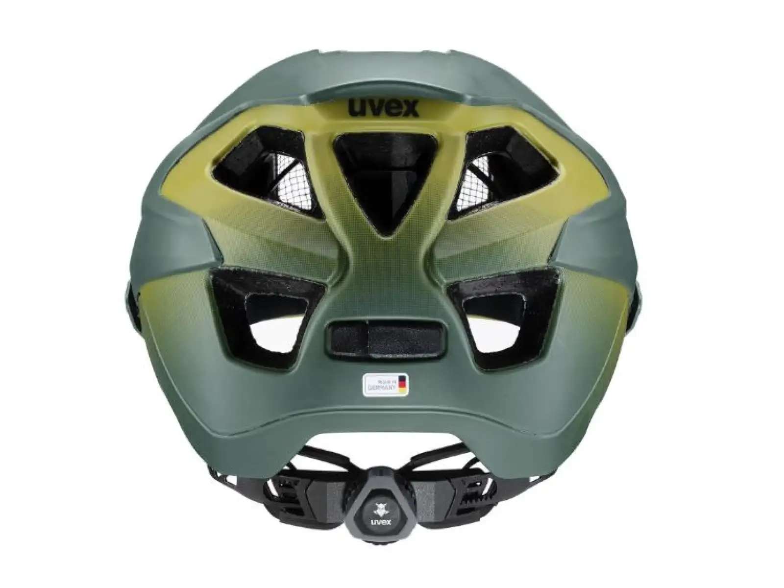 Uvex Quatro Integrale MTB Helm Tocsen Forest/Mustard Mat