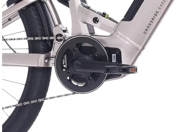 Rock Machine Crossride e450 FS Tiefeinsteiger E-Fully Sand Grey/Black