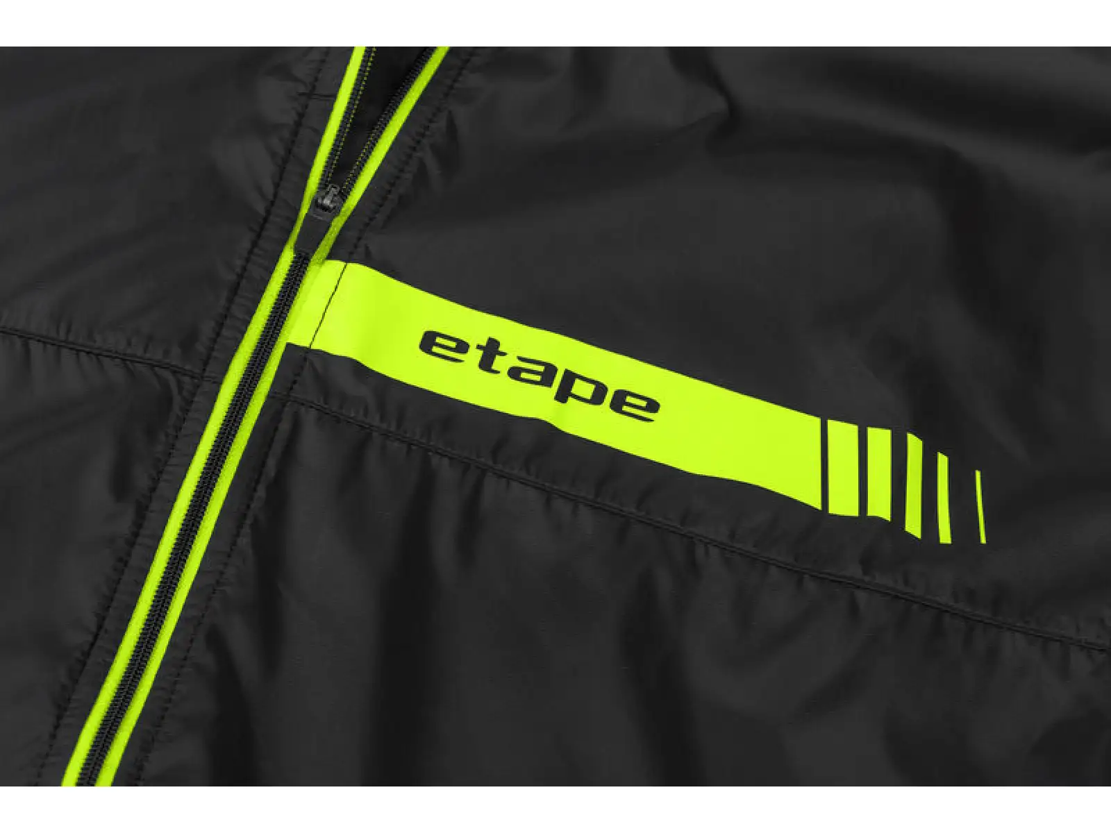 Etape Bora 2.0 Herren Windjacke Schwarz/Gelb Fluo