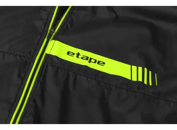 Etape Bora 2.0 Herren Windjacke Schwarz/Gelb Fluo
