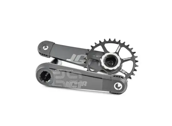 E-13 LG1 Race Carbon Kurbeln ohne Kettenblatt 175/73 mm.