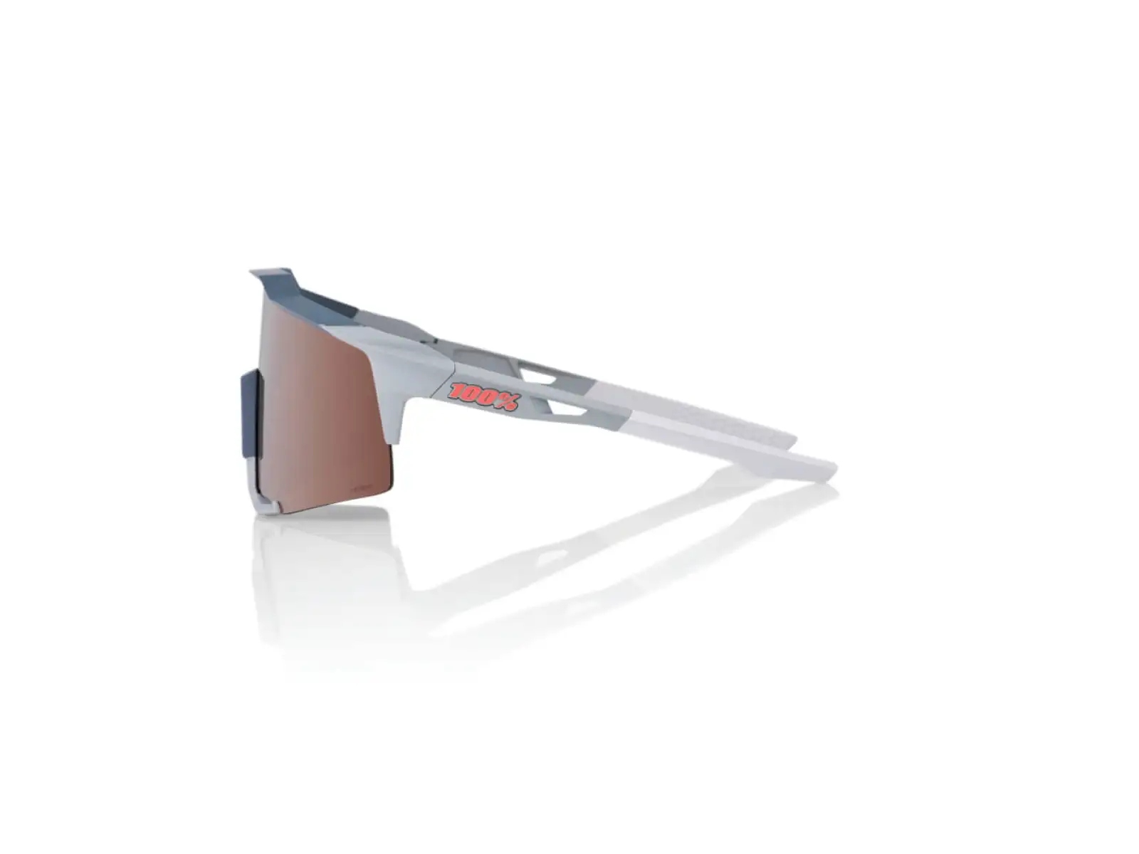 100% SPEEDCRAFT HiPER Crimson Silber Brille steingrau/braun