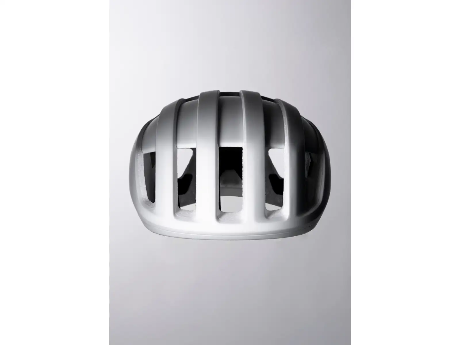 POC Cytal Rennradhelm Hydrogen White/Uranium Black Matt/Logo