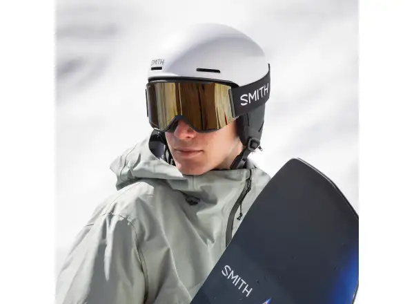 Smith Method Pro MIPS Skihelm Matte White