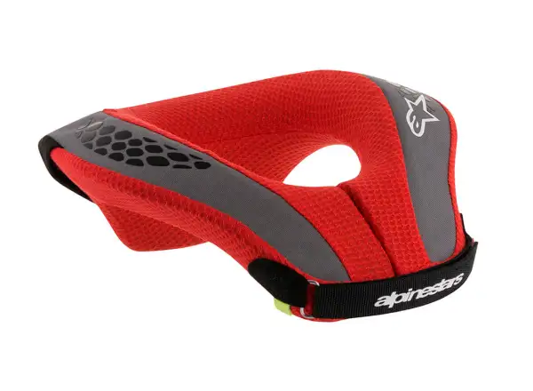 Alpinestars Sequence Kinder-Nackenschutz Schwarz/Rot.
