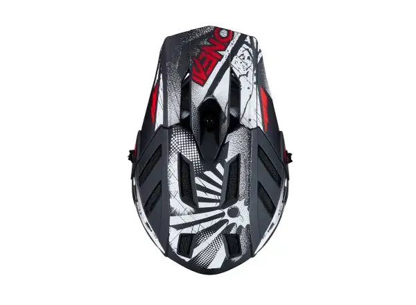 O´Neal Backflip BOOM Helm schwarz/weiß Größe M