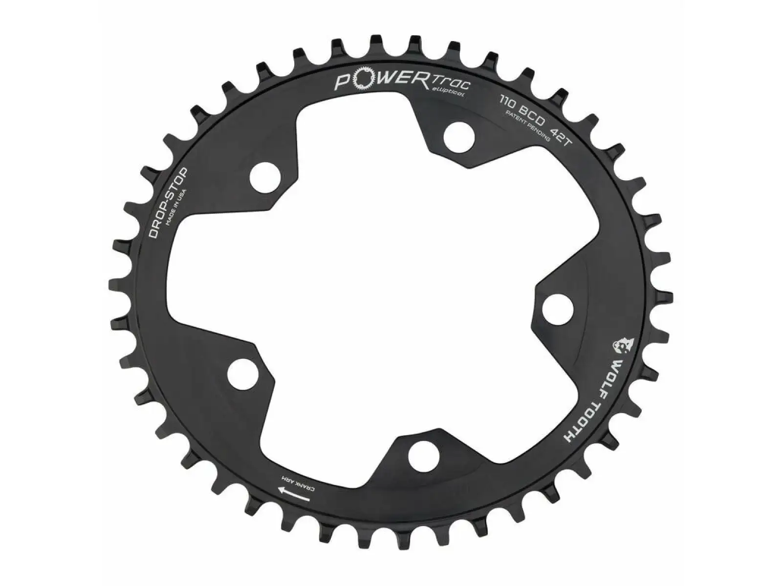 Woll Tooth BCD 110 ovaler Kettenblatt für Sram Flattop