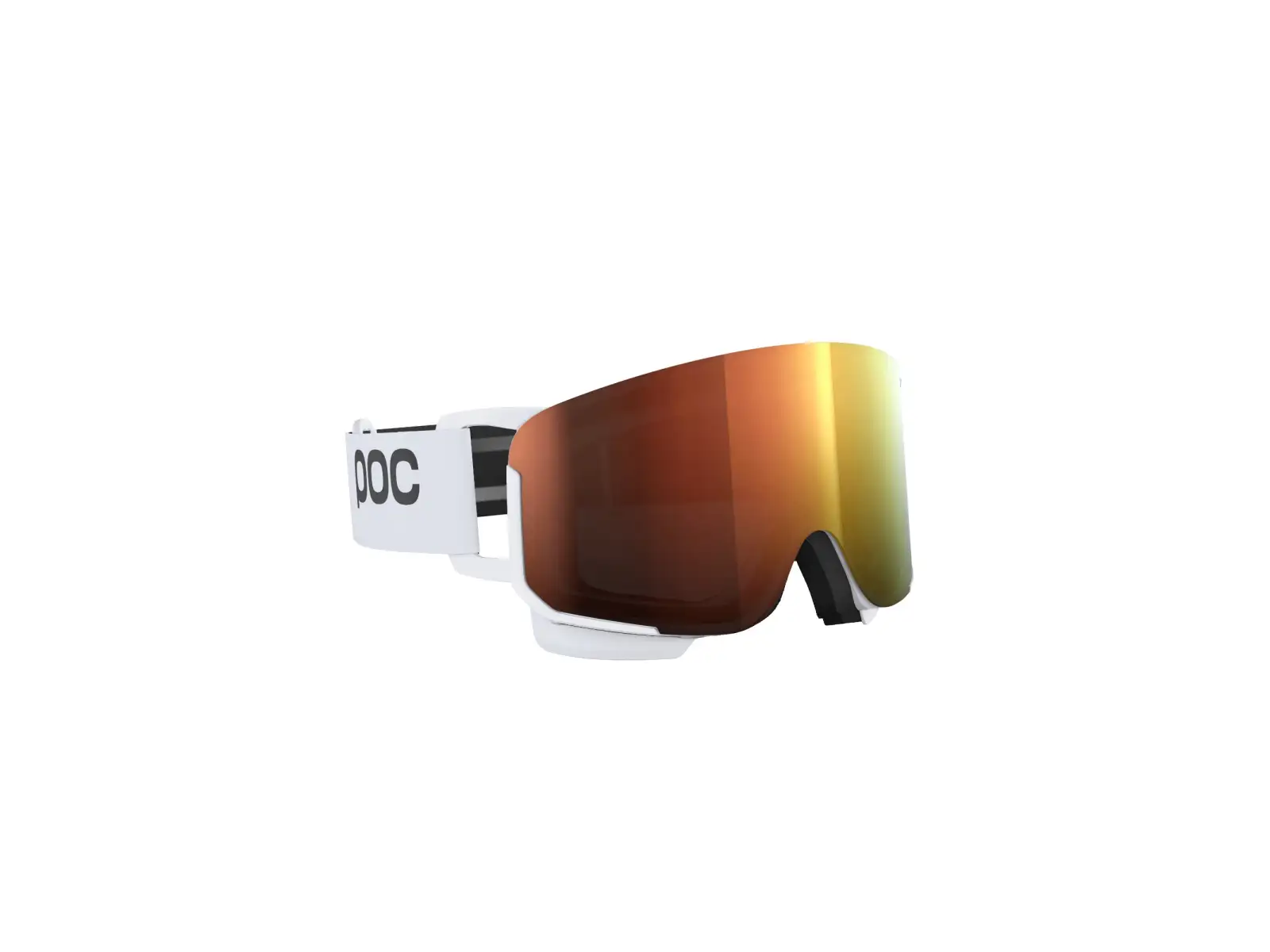 POC Nexal Skibrille Hydrogen White/Partly Sunny Orange