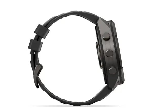 Garmin Fénix 9 Pro inReach 51 mm Smartwatch Carbon gray DLC Titanium Black/Pebble gray