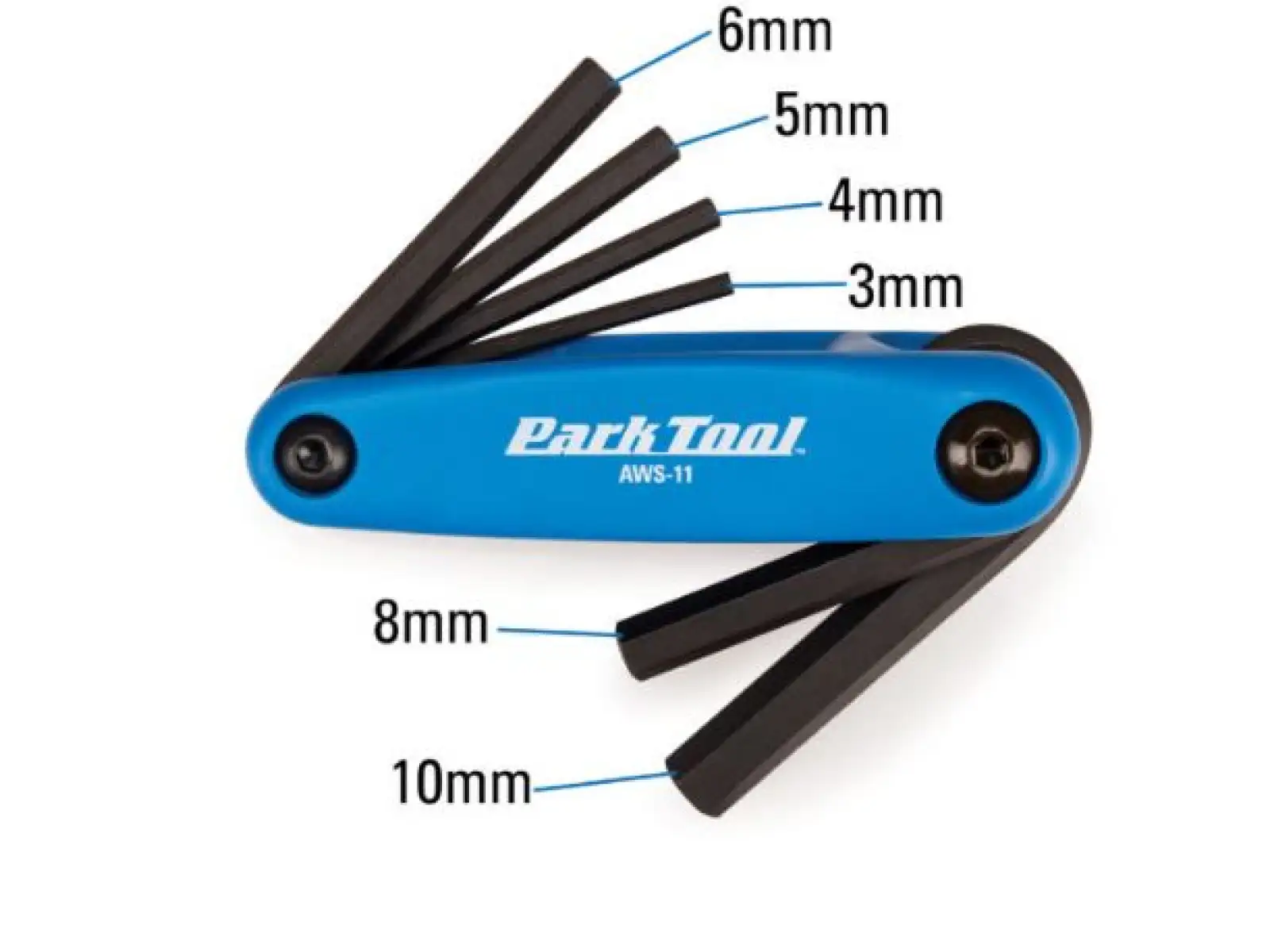 Park Tool AWS-11 Schlüsselsatz mit 6 Stück in einem Etui