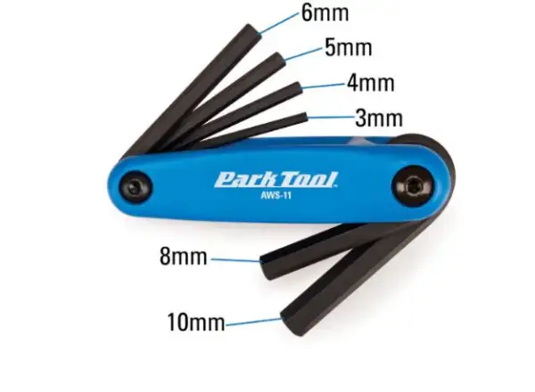 Park Tool AWS-11 Schlüsselsatz mit 6 Stück in einem Etui