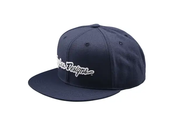 Troy Lee Designs Flat Bill Kappe Signature Indigo