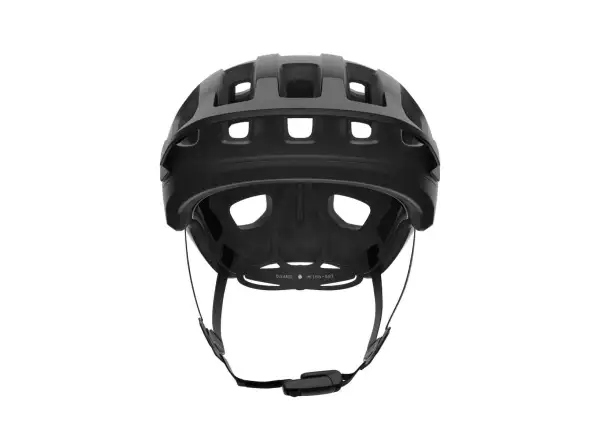 POC Cularis Helm Uranium Black Matt/Hydrogen White/Logo