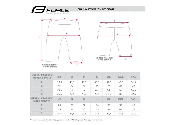 Force Storm Herren-MTB-Shorts mit Einlage Schwarz/Grau