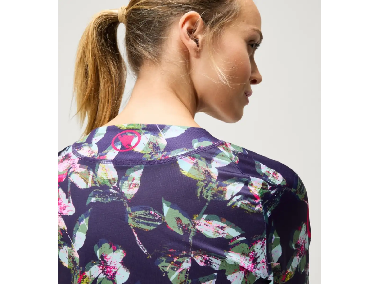 Endura LTD Floral Damen Trikot Langarm Bramble