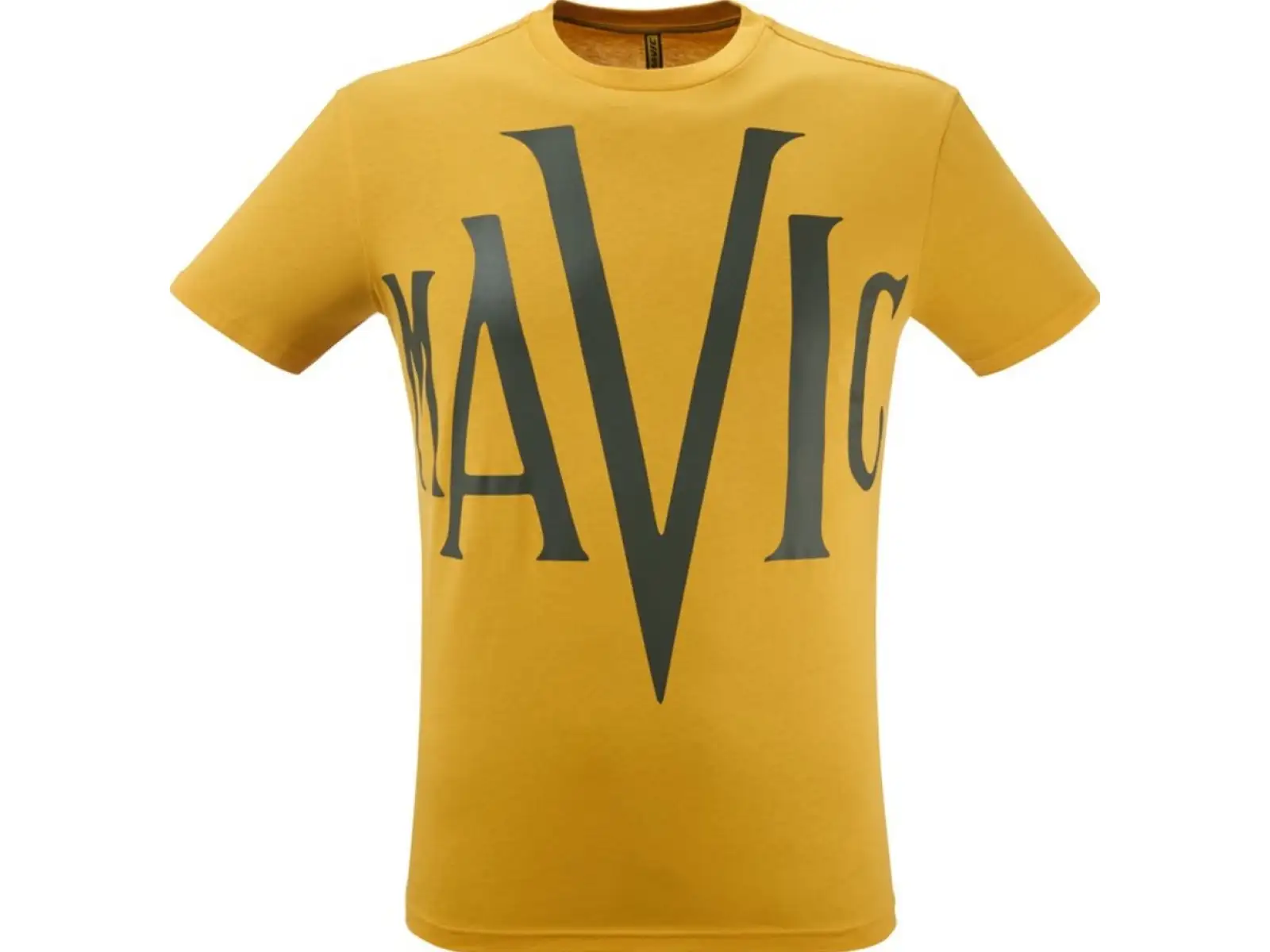 Mavic Heritage Herren-T-Shirt mit kurzen Ärmeln Senf Schwarz