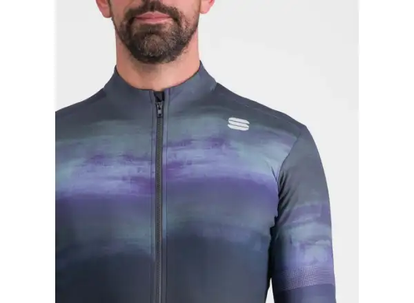 Sportful Flow Supergiara Thermal Herrentrikot Langarm Galaxy Blue/Black
