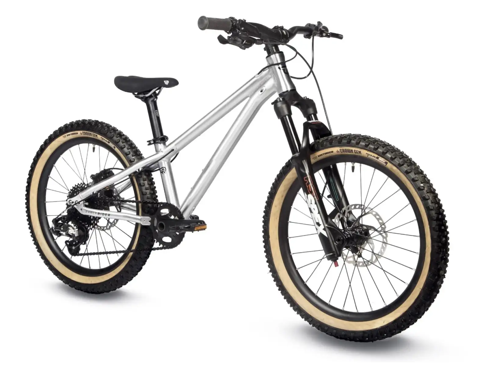 Early Rider Hellion 20 Kinderfahrrad Gebürstetes Aluminium