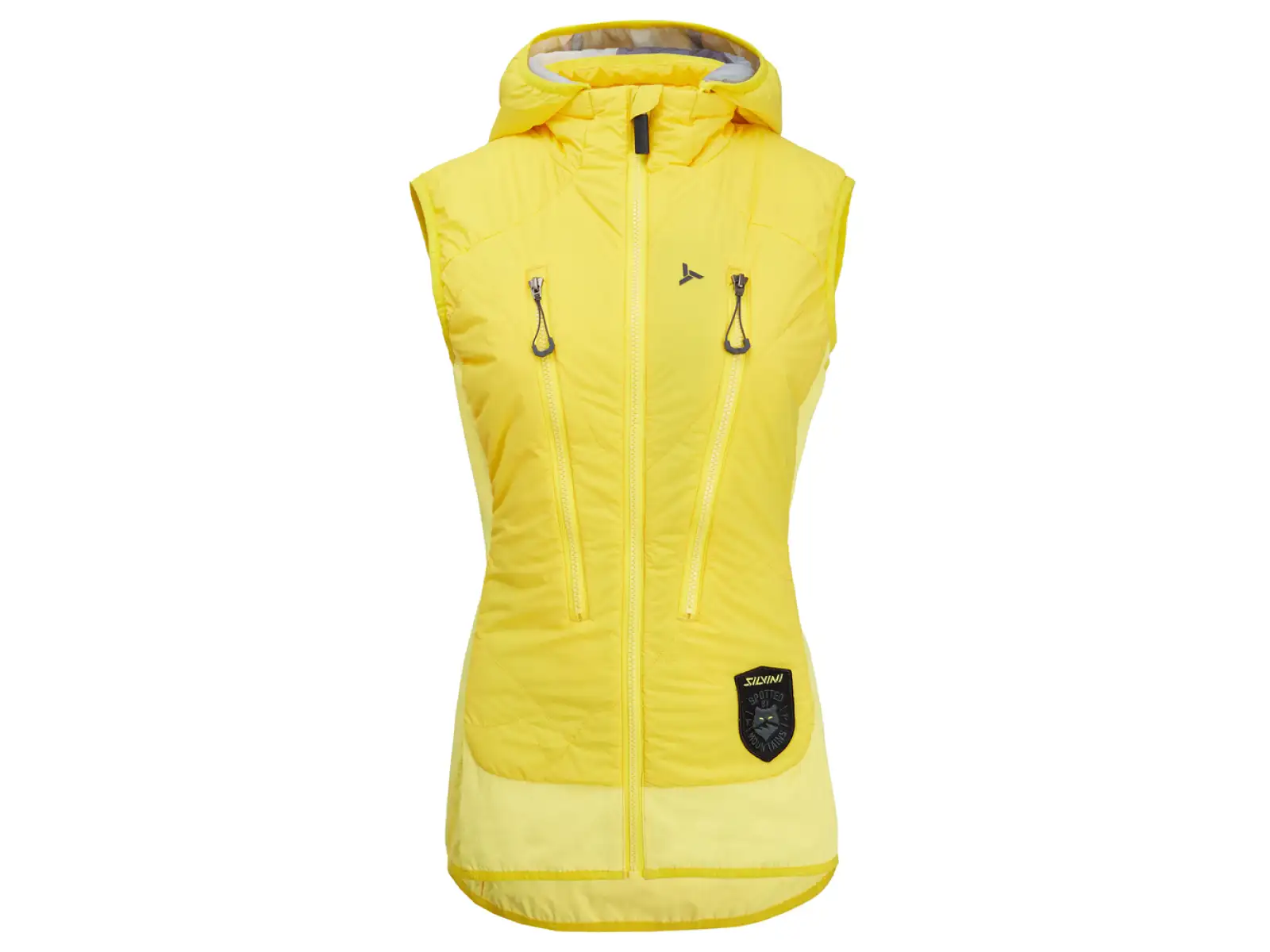 Silvini Polara Damen-Skitourenweste Neon/Charcoal.