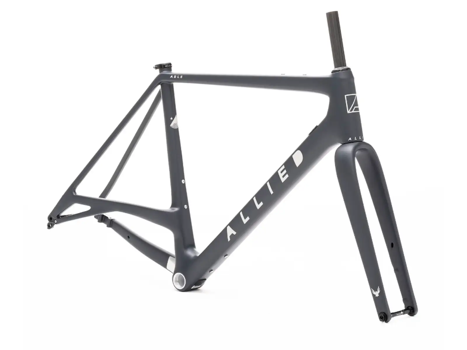 Allied Cycle Works Able Gravel-Rahmenset Schwarz