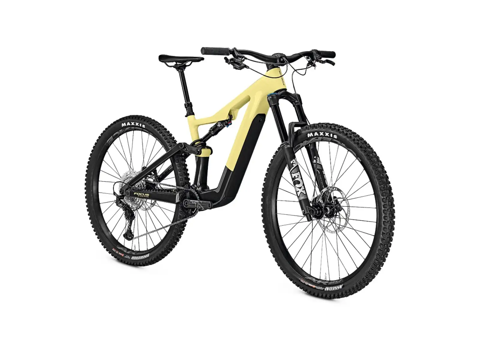Focus Jam2 SL 8.8 DI 430Wh mountain e-bike Limeyellow Glossy / Carbon Raw Glossy