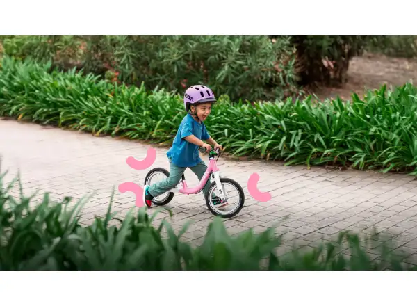 Woom GO 1 Kinderlaufrad 12" Powder Pink