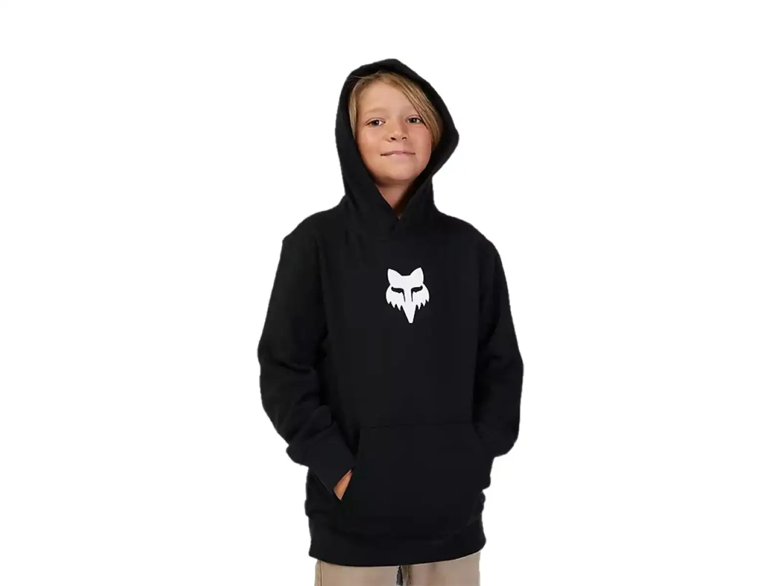 Fox Yth Legacy Fleece Po Kinder Hoodies Heather Graphite Grey