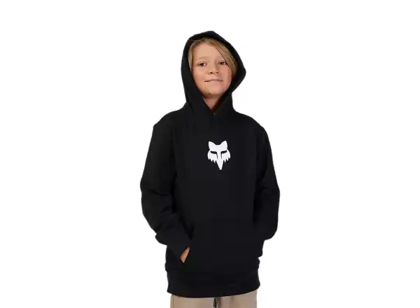 Fox Yth Legacy Fleece Po Kinder Hoodies Heather Graphite Grey