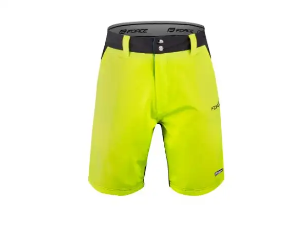 Force Blade Herren MTB Shorts mit Polsterung Schwarz/Fluo