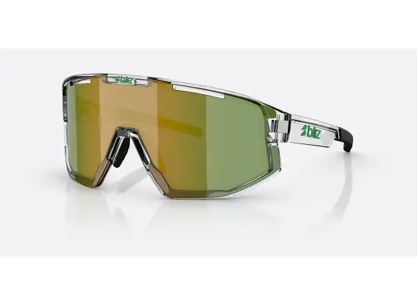 Bliz Fusion Sonnenbrille Transparent White/Brown Green Multi