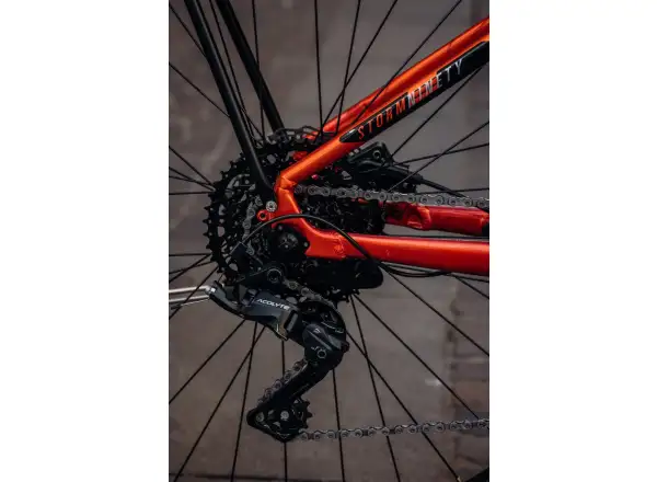 Rock Machine Storm INT e90-29 Touring Elektrofahrrad Gloss Metallic Orange/Silver