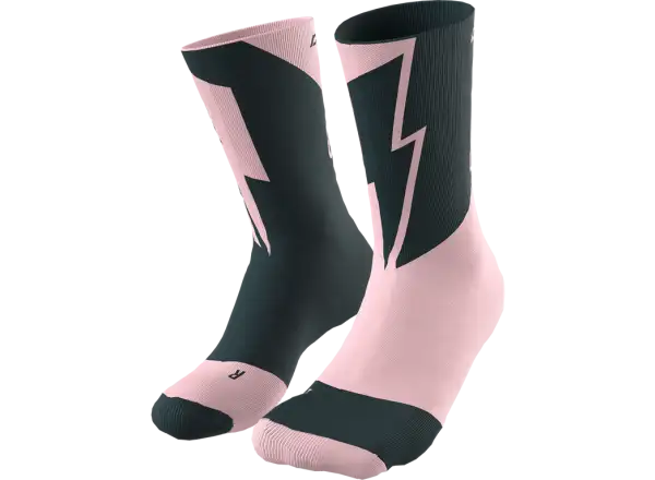 Dynafit Kein Schmerz, kein Gewinn Sportsocken Blassrosa/Heidelbeere