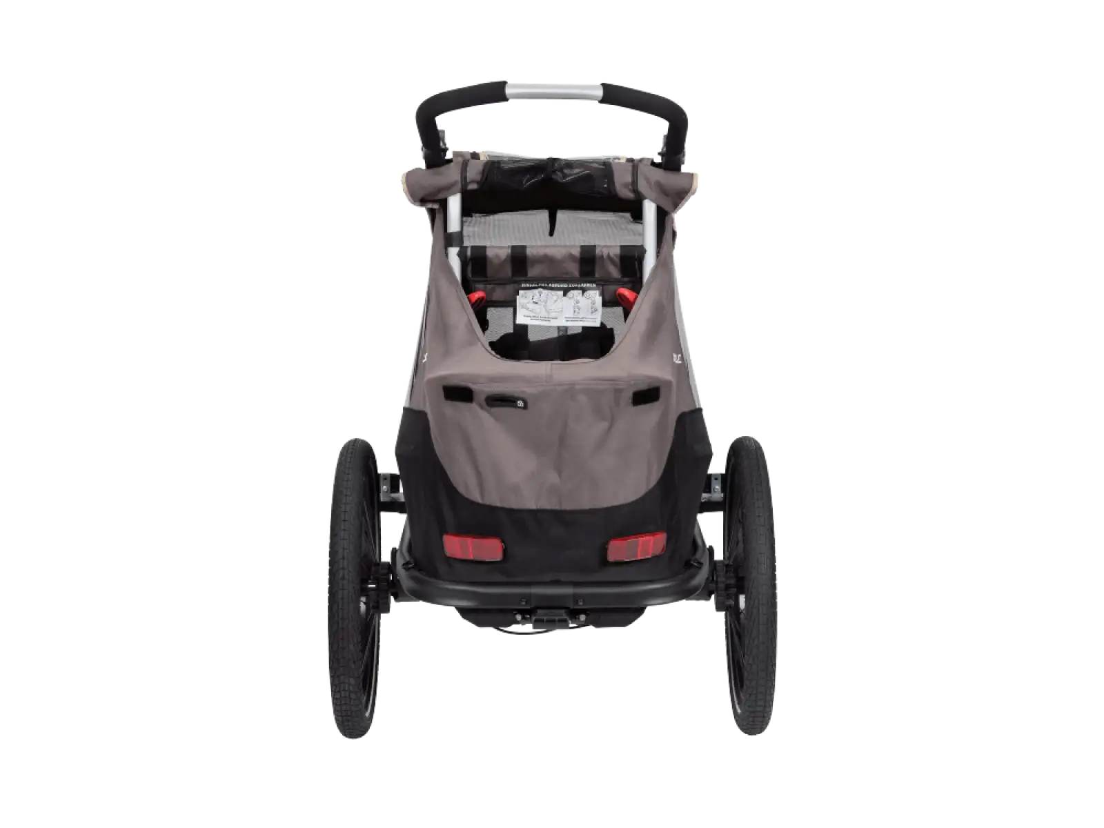 XLC MONOs BS-C09 Kinderanhänger 20" grau/beige/anthrazit