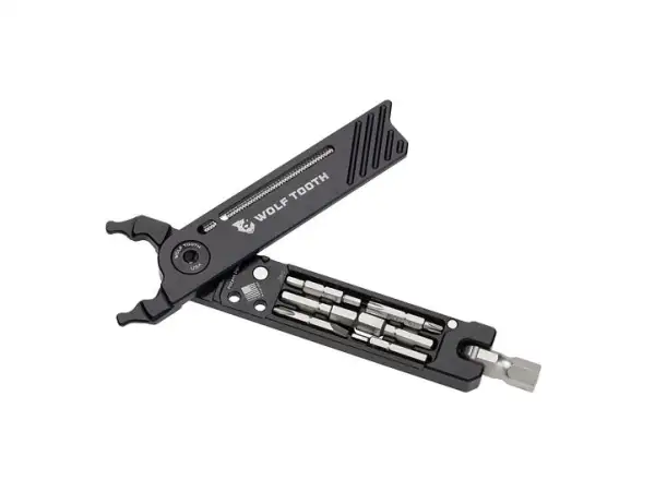 Wolf Tooth Zange und Multitool mit 17 Funktionen, Schwarz