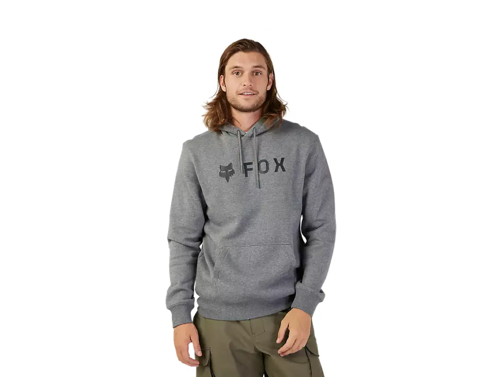 Fox Absolute Fleece Herren-Sweatshirt Heather Graphite Grey